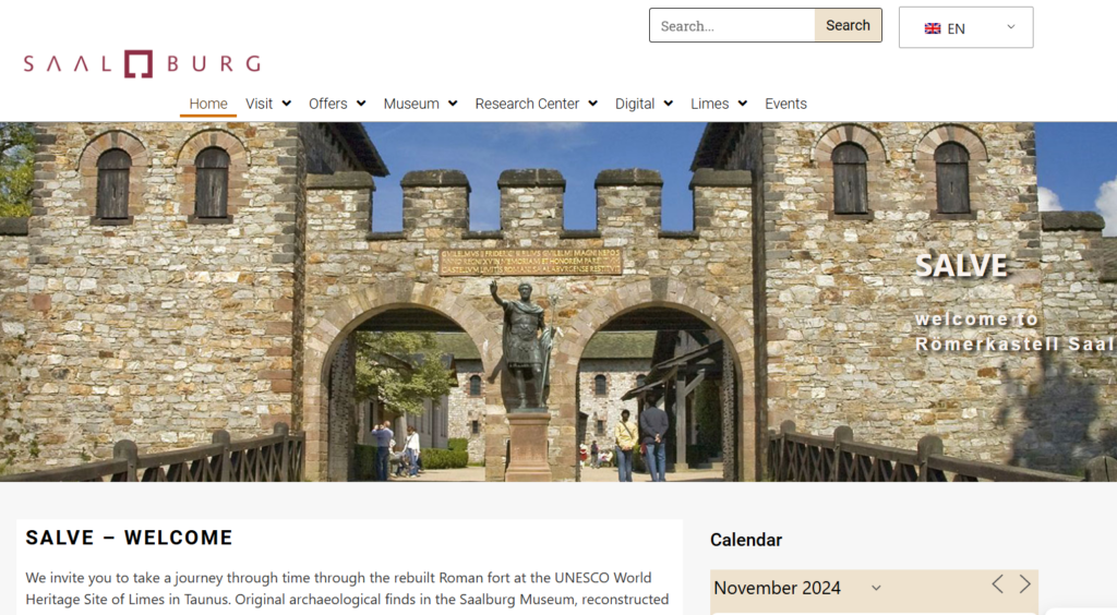 Saalburg website